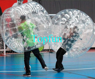 Football Bouncer Play Inflatable Body Bumper Ball , Competitive Games Body Bumper Roll