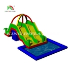 Inflatable Water Slide With Pool Double Lane Slide With Pool
