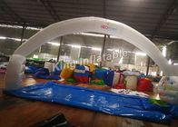 210D Nylon 10*5m White Unsealed Inflatable Arches For Event Or Advertising