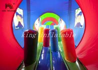 Colorful Tarpaulin Blow Up Multiplay Train Tunnel Children Amusement Playground