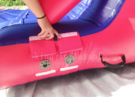 Red Color 0.9 mm PVC Tarpaulin Inflatable Sport Game Water Obstacle Course