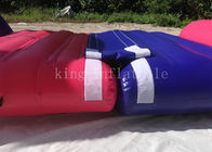 Red Color 0.9 mm PVC Tarpaulin Inflatable Sport Game Water Obstacle Course