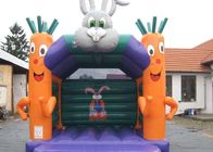 Party Used Small Kids Inflatable Jumping Castle With Carrot And Rabbit 4X4M