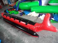 Exciting PlatoTowable Inflatable Red Shark Boat For Water Games With