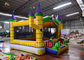 Yellow Outdoor Playground Inflatable Jumping Castle For Kids / Indoor Bouncy Castle