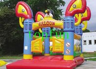CE / EN71 Waterproof Commercial Bounce Houses With Eagle Model