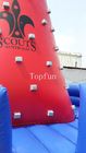 Exciting Outdoor Inflatable Sports Games , Red Inflatable Climbing Wall OEM &amp; ODM