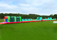 Tarpauline Inflatable Obstacle Courses Outdoor Boot Camp Inflatable Equipment