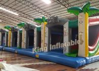 Printing Tree Jungle 0.55mm PVC Tarpaulin Small Bouncy Castles Inflatable
