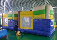 Outdoor Playground Pirate Inflatable Kids Jumping Castle Yellow And Blue