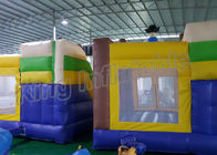 Outdoor Playground Pirate Inflatable Kids Jumping Castle Yellow And Blue