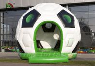 Multicolored Football Blow Up Bouncy House Durable 0.55mm PVC Tarpaulin Material