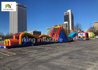 Giant Inflatbale Sport Games Blow UP Obstacle Course For Kids 2 Years Warranty