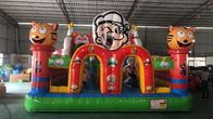 Kids Inflatable Bounce House Funny Castle With Silde PVC Tarpaulin