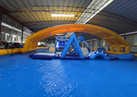 Custom Shark Inflatable Playground Water Park Obstacle Course