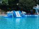 Commercial 0.9mm PVC Tarpaulin Inflatable Big Air Slide Dolphin Toy For Water Park