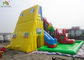 Protecting Net Red Color Inflatable Pool Water Slide For Backyard EN14960 EN71